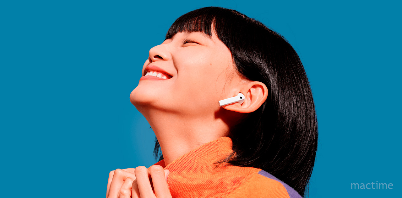 Беспроводные наушники Xiaomi Redmi Buds 3 белого цвета